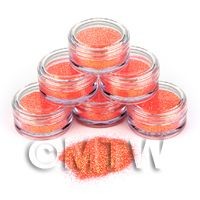 High Quality Nail Art Glitter - 2g Pot - Tangerine Terror