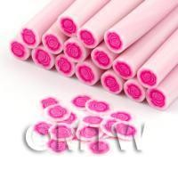 Beautiful Handmade Pink Rose Cane - Nail Art (DNC32)