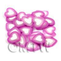 50 Handmade Purple Heart Cane Slices (DNS44)