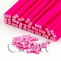 Handmade Pink Bow Tie Cane - Nail Art (DNC45)