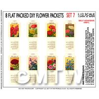 8 Dolls House Flower Seed Packets (Set 7)