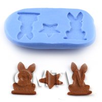 Dolls House Miniature Rabbits and Star Mould