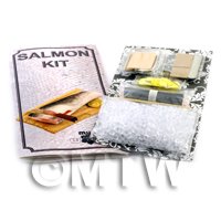 Dolls House Miniature Salmon Kit With Silicone Mould