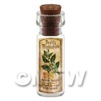 Dolls House Apothecary Nightshade Herb Short Colour Label And Bottle