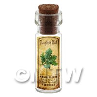 Dolls House Apothecary Englis Oak Herb Short Colour Label And Bottle