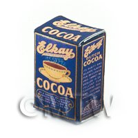 1/12th scale - Dolls House Miniature Elkay Cocoa Box From 1900-1950