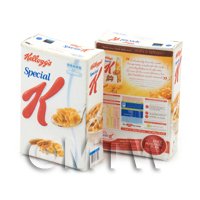 Dolls House Miniature Box of Kelloggs Special K From 2011