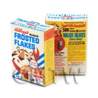 Dolls House Miniature Kelloggs Frosted Flakes Box From 1966