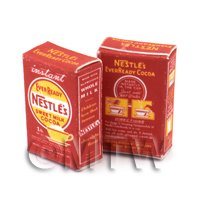Dolls House Miniature Nestle Cocoa Box From 1930-50s