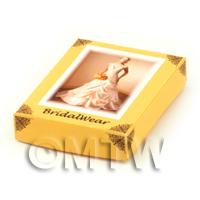 Dolls House Miniature Opening Wedding Gown Box Style 3