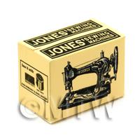 Dolls House Miniature Jones Sewing Machine Box