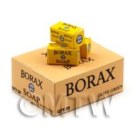 Dolls House Miniature Borax Soap Shop Stock Box and 3 Loose Boxes