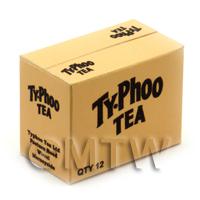 Dolls House Miniature Typhoo Tea Shop Stock Box