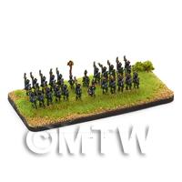 rear view of French Line Fusilier Regiment