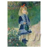Pierre Auguste Renoir Painting Girl With A Watering Can