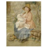 Pierre Auguste Renoir Painting Maternity