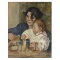 Pierre Auguste Renoir Painting Portrait of Gabrielle and Jean 