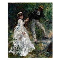 Pierre Auguste Renoir Painting A Walk In The Country