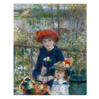 Pierre Auguste Renoir Painting Two Sisters