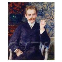 Pierre Auguste Renoir Painting Portrait of Albert Cahen