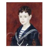 Pierre Auguste Renoir Painting Fernand Halphe As A Boy