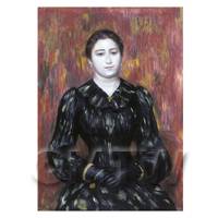 Pierre Auguste Renoir Painting Portrait of Madame Pauline 