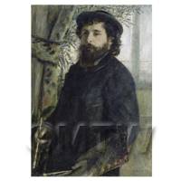 Pierre Auguste Renoir Painting Portrait of Claude Monet