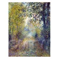 Pierre Auguste Renoir Painting In The Woods