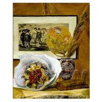 Pierre Auguste Renoir Painting Still Life With A Bouquet