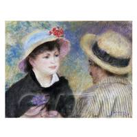 Pierre Auguste Renoir Painting Boating Couple (Aline Charigot and Renoir)