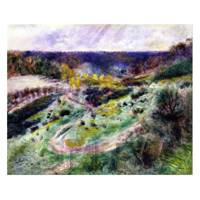 Pierre Auguste Renoir Painting Road At Wargemont