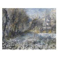 Pierre Auguste Renoir Painting Snow Covered Landscape