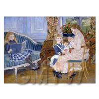 Pierre Auguste Renoir Painting Children At Wargemont