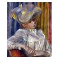 Pierre Auguste Renoir Painting Woman With A Hat