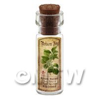 Dolls House Apothecary Poison Ivy Herb Short Colour Label And Bottle