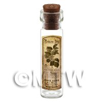 Dolls House Apothecary Poison Ivy Herb Long Sepia Label And Bottle