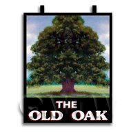 Dolls House Miniature Pub / Tavern Sign - The Old Oak
