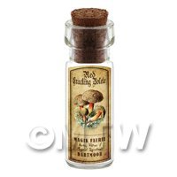 Dolls House Apothecary Red Cracking Bolete Fungi Bottle And Colour Label