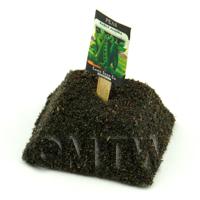 Dolls House Miniature Alaska Peas Seed Packet With A Stick