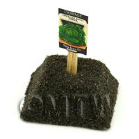 Dolls House Miniature Savoy Cabbage Seed Packet With A Stick