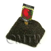 Dolls House Miniature Tomato Seed Packet With A Stick