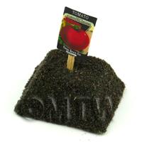 Dolls House Miniature John Baer Tomato Seed Packet With A Stick