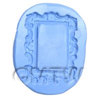 Dolls House Miniature Reusable Rectangle Picture Frame Silicone Mould