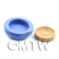 Dolls House Miniature Reusable Small Flan Dish Silicone Mould