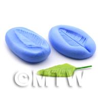 Dolls House Miniature 2 Part Small Palm Frond Reusable Silicone Mould