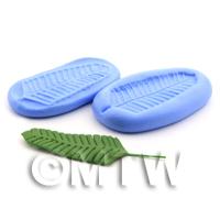 Dolls House Miniature 2 Part Thick Frond Palm Leaf Silicone Mould