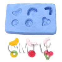 Dolls House Miniature Reusable Jelly sweet Silicone Mould 1
