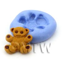 Dolls House Miniature Small Bear Cake Reusable Silicone Mould