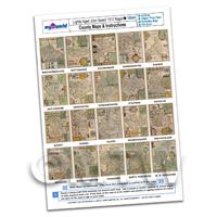 Dolls House 20 John Speed UK County Maps A4 Value Sheet 3