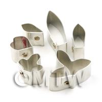 Set of 6 Metal Dendrobium Hybrid Orchid Craft Cutters